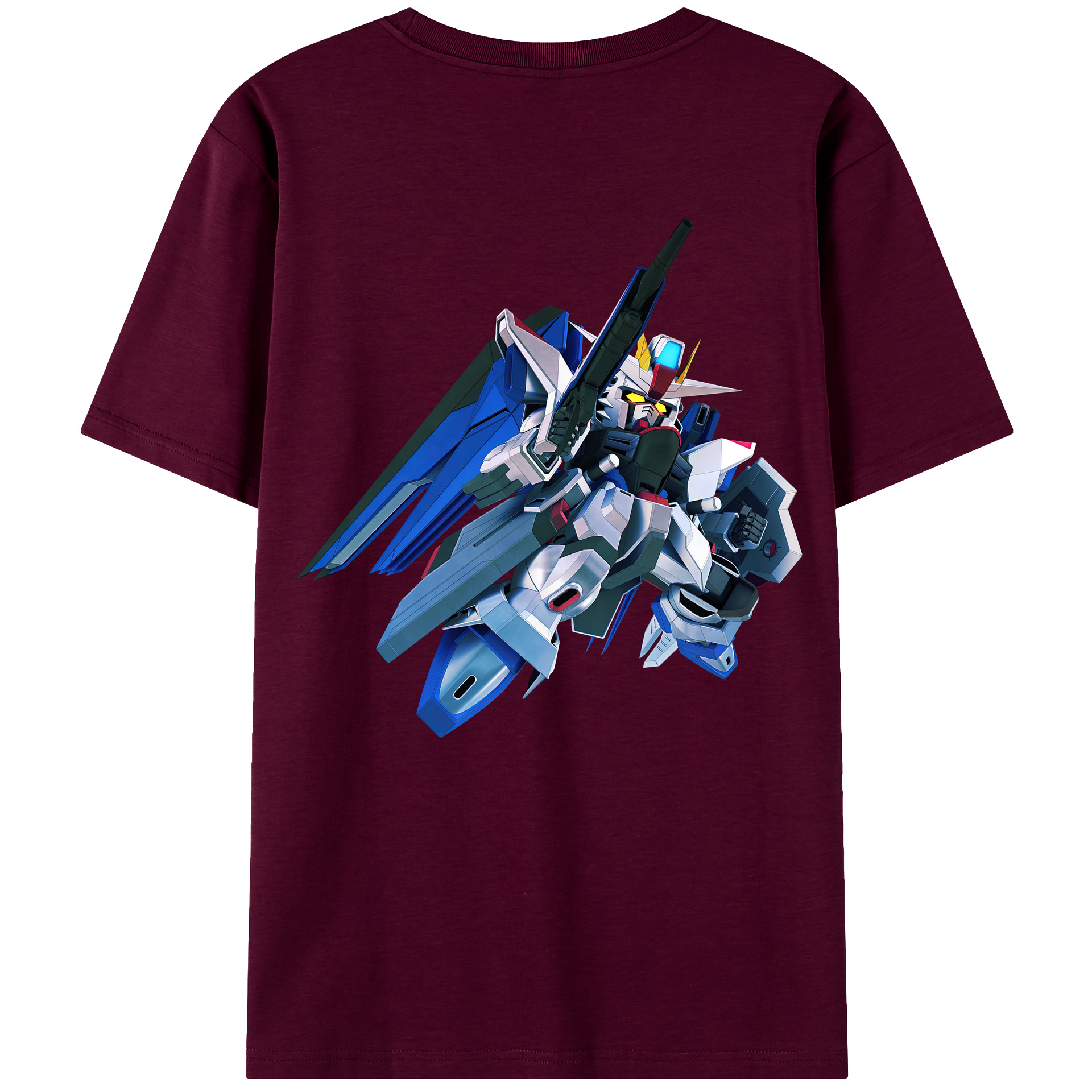 （画像用） 機動戦士ガンダム Mobile Suit Gundam レディース半袖Tシャツ(バックプリント)